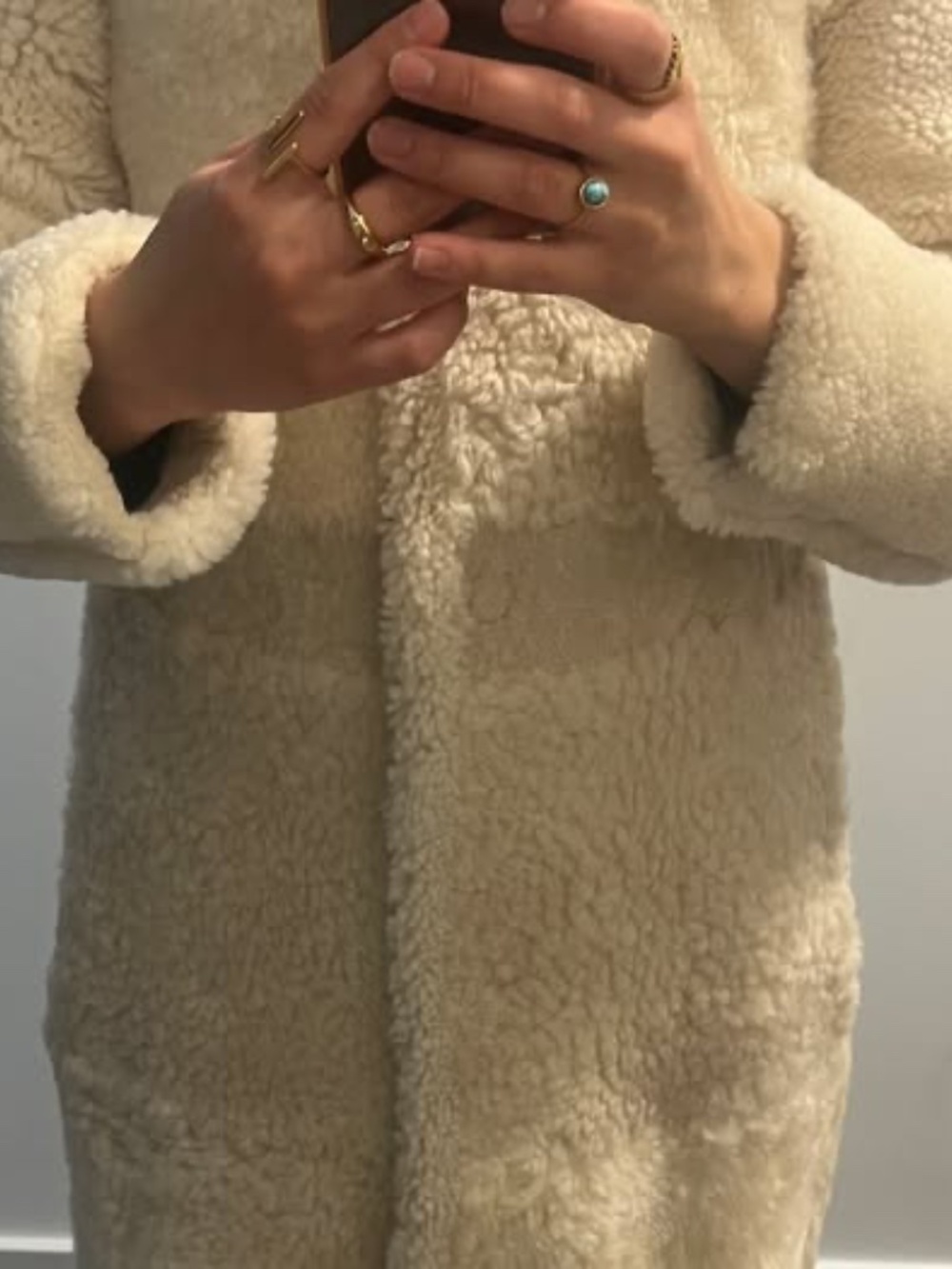 Burberry Prorsum Shearling Coat Size 36 - Picture 3 of 12